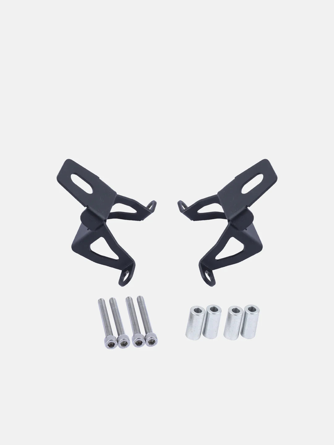 Legundary Custom Honda Hness NYX Foglight Mount Set Mild Steel Black Auxiliary Light Bracket