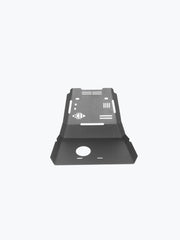 Legendary Custom Classic 350 Reborn bash plate black mild steel engine guard skid plate