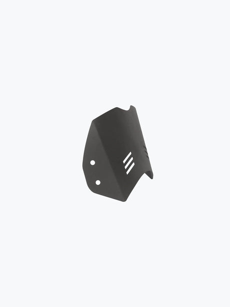 Legundary Custom Aegis metal visor for Royal Enfield Hunter 350 black mild steel headlight protection