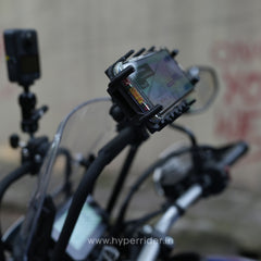Hyperrider Hero Xpulse 200 BS4 BS6 Headlight Grill GPS Mount with GoPro Mount