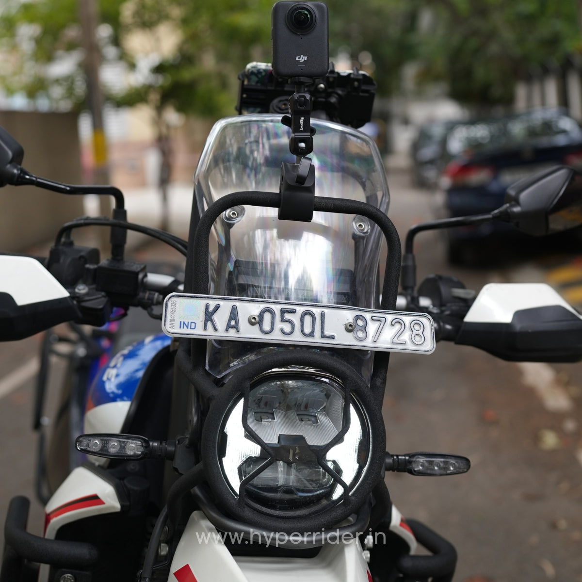 Hyperrider Hero Xpulse 200 BS4 BS6 Headlight Grill GPS Mount with GoPro Mount