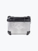 Legundary Custom Fort Knox Series 36L aluminium saddlebags black and silver hard case motorcycle luggage