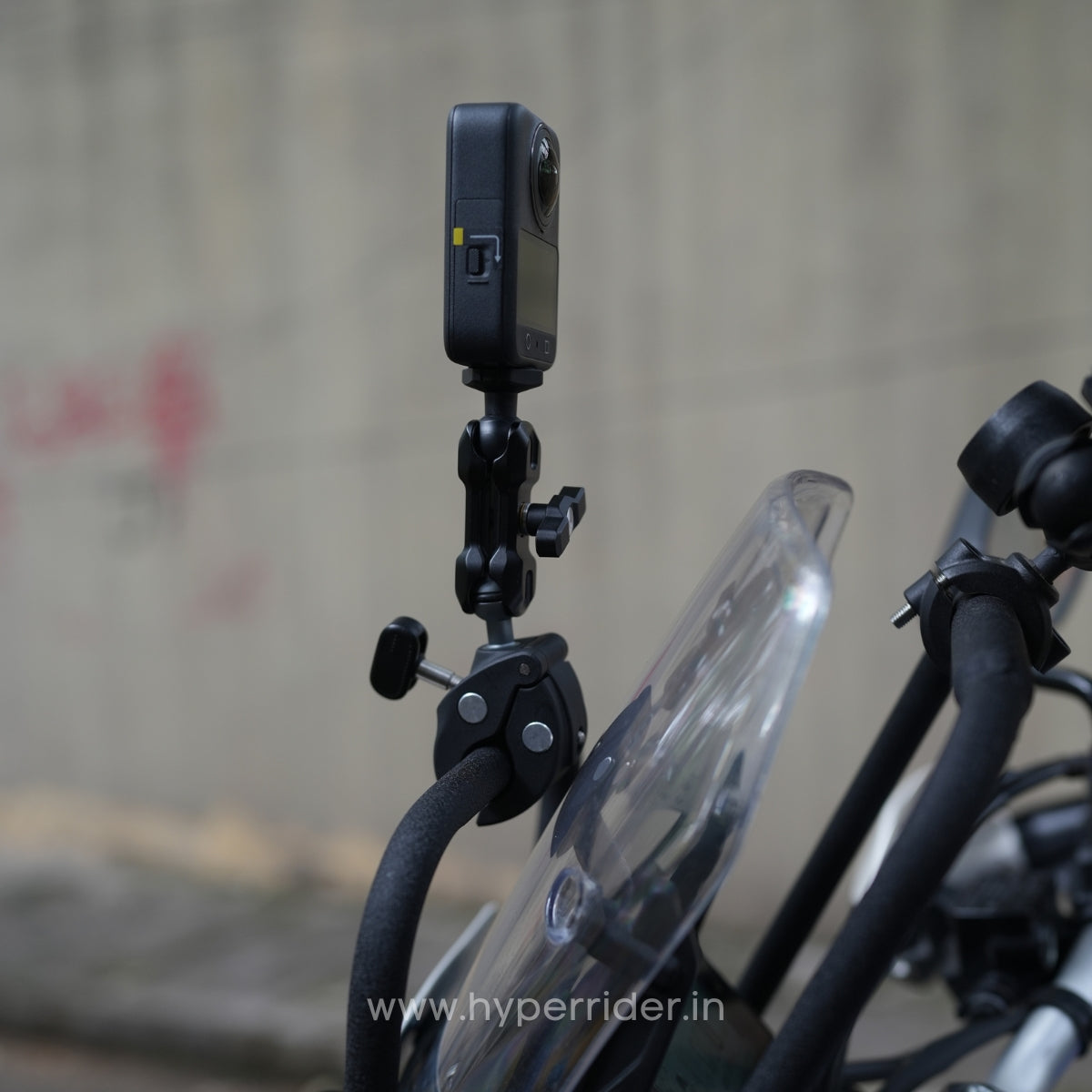 Hyperrider Hero Xpulse 200 BS4 BS6 Headlight Grill GPS Mount with GoPro Mount