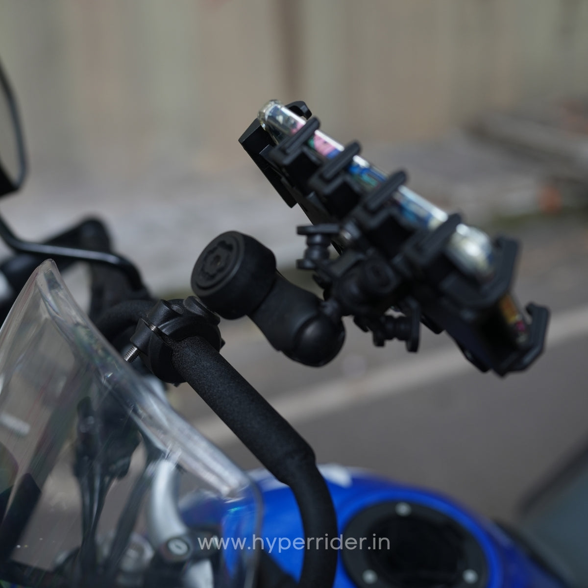 Hyperrider Hero Xpulse 200 BS4 BS6 Headlight Grill GPS Mount with GoPro Mount