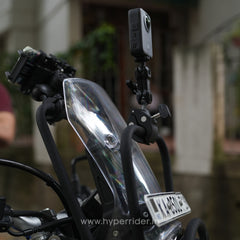 Hyperrider Hero Xpulse 200 BS4 BS6 Headlight Grill GPS Mount with GoPro Mount