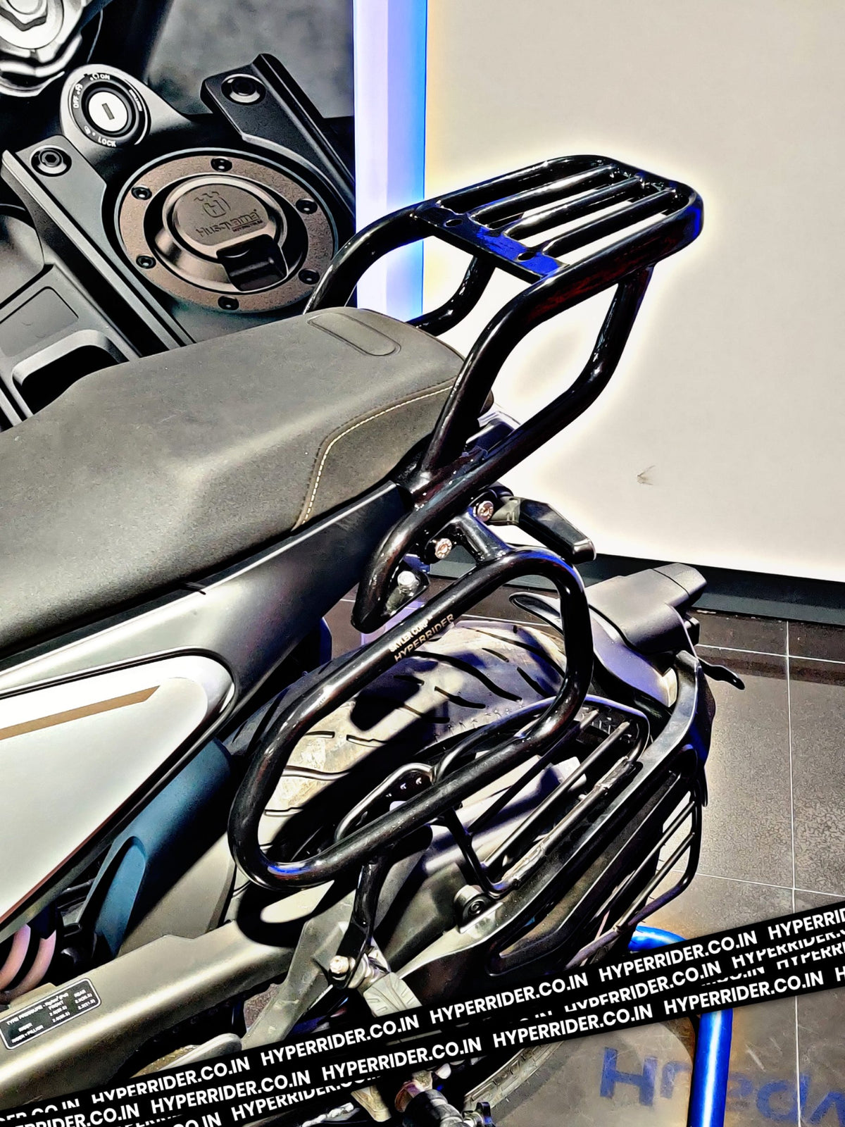 LEGUNDARY Custom Hyperrider Saddle Stay for Husqvarna Svartpilen and Vitpilen motorcycle luggage support