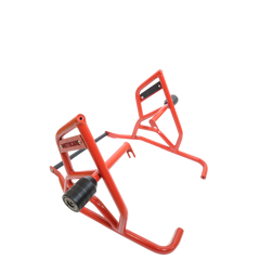 MotoCare Type 2 dual slider crash guard with plate for Royal Enfield Scram 440