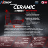 Ngage Whisker Ceramic Ultimate Plus Front Brake Pad for Harley Davidson Street 750 HB 164