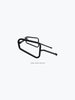 Legundary Custom Aviator Saddle Stay for Bajaj Pulsar NS400Z Black Mild Steel Luggage Carrier Support