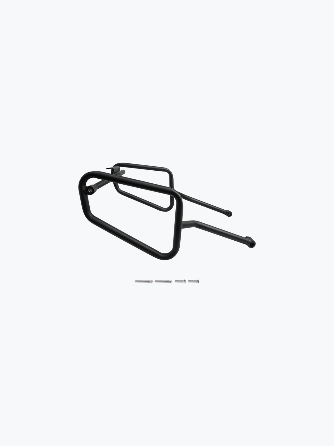 Legundary Custom Aviator Saddle Stay for Bajaj Pulsar NS400Z Black Mild Steel Luggage Carrier Support