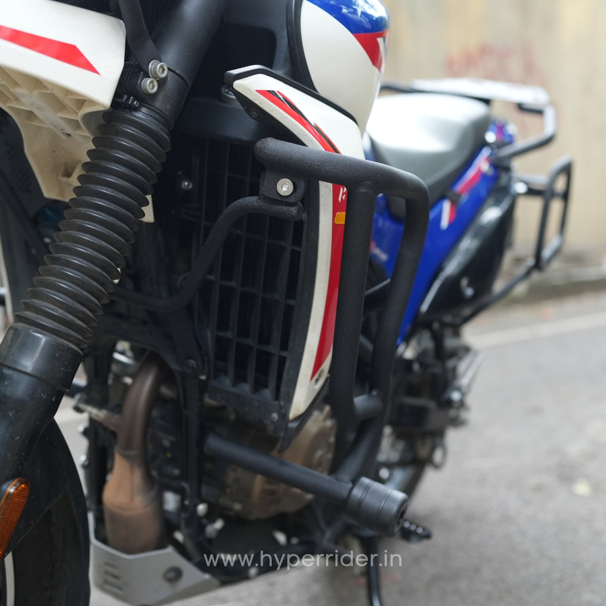 Hyperrider Hero Xpulse 210 Upper Crash Guard with Grab Slider Engine Protection