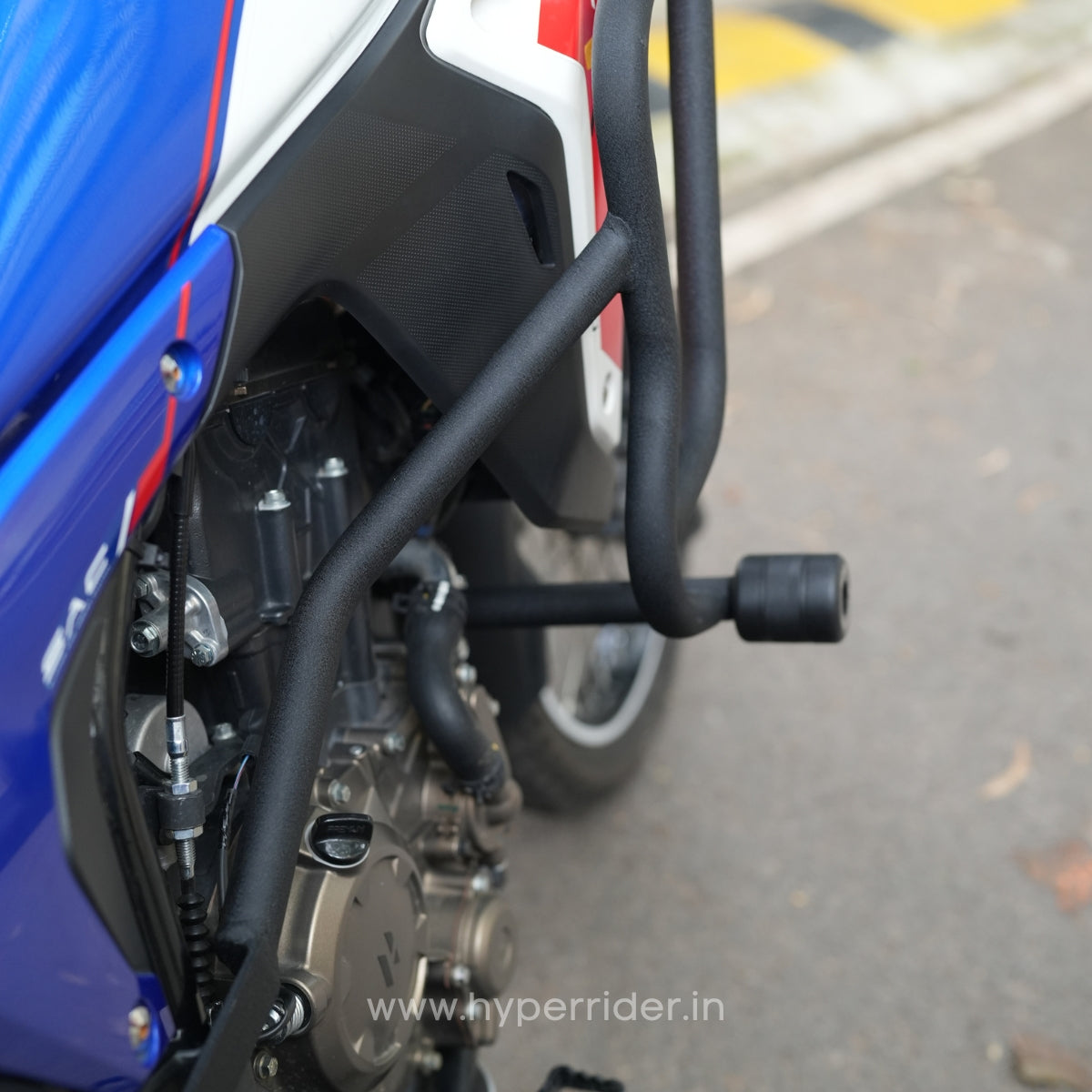Hyperrider Hero Xpulse 210 Upper Crash Guard with Grab Slider Engine Protection