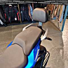 Hyperrider Backrest with Helmet Lock for Bajaj Pulsar N250 and F250