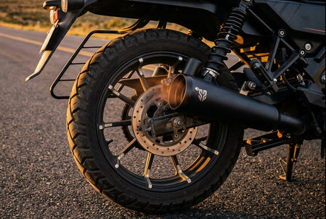 SS Motocorp black slip-on performance exhaust for Harley-Davidson X440