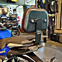 Hyperrider Backrest with Helmet Lock for Bajaj Pulsar N250 and F250