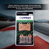 CRANK1 CB706 Sintered Front Brake Pads for KTM 790 Duke (2018 Onwards) Motorcycle Disc Brake Pads