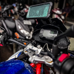 Hyperrider BMW G 310 GS GPS Mount Black Carbon Steel Navigation and Phone Holder
