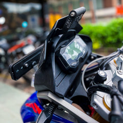Hyperrider BMW G 310 GS GPS Mount Black Carbon Steel Navigation and Phone Holder