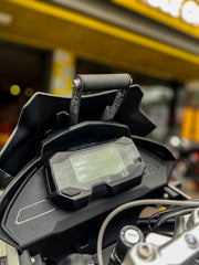 Hyperrider BMW G 310 GS GPS Mount Black Carbon Steel Navigation and Phone Holder