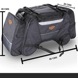 Guardian Gears Rhino 70L Motorcycle Tail Bag with Waterproof Rain Cover Universal Touring Luggage