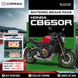 CRANK1 CB976 Sintered Front Brake Pads for Honda CB650R 2021-2023 premium motorcycle brake pads