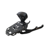MotoCare CNC carrier plate with backrest for KTM Duke 250 390 BS6 luggage rack support