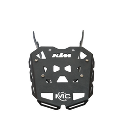 MotoCare CNC carrier plate for KTM Duke 250 390 BS6 luggage rack mounting plate