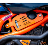 Motocare oil cooler guard KTM Duke 390 Gen 3 orange