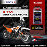 CRANK1 Carbon Rear Brake Pads CFB312 for KTM 390 Adventure 2025 Onwards Carbon Kevlar Disc Brake Pad Set