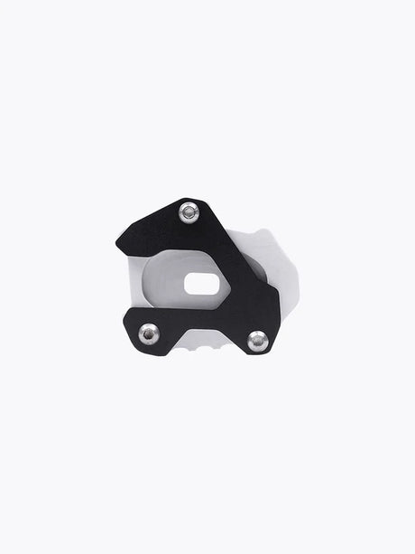 Legundary Custom Brogue Side Stand Base for Kawasaki Versys 650 Black Silver Stainless Steel Mild Steel Stand Enlarger Plate