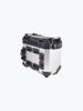 Legundary Custom Fort Knox Series SB 36L Aluminium Top Box Black Silver Motorcycle Luggage Storage Case