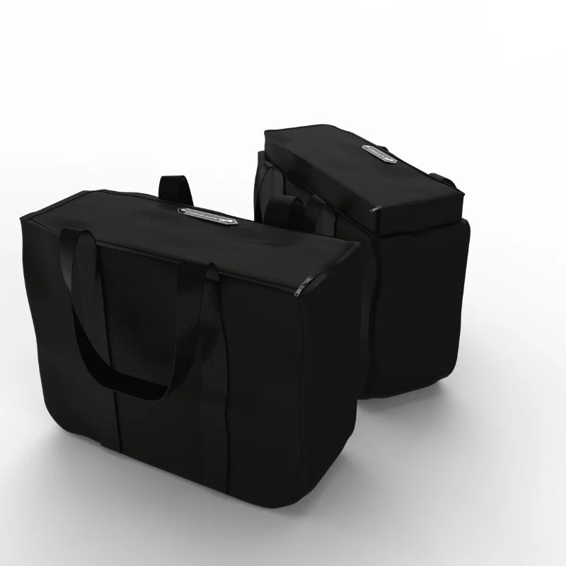 Auto Engina Inner Bag for Panniers | 36L Black 900D PU-Coated Motorcycle Luggage Bag