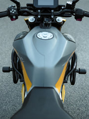 Legundary Custom Thanos Crash Guard with Slider for TVS Apache RTR 310 Black Mild Steel Engine Protection