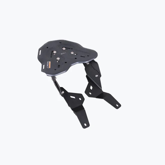 Legundary Custom Genesis Carrier for TVS Apache RTX 300 Black Mild Steel Clamp Mount Luggage Rack
