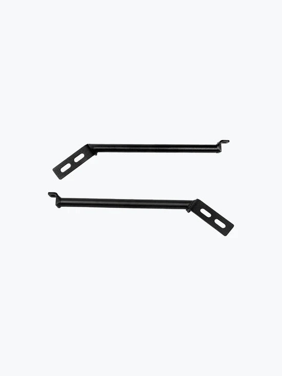 Legundary Custom Fort Knox Side Box Bolt-On Mounts for Kawasaki Versys 650 Black Mild Steel Pannier Rack