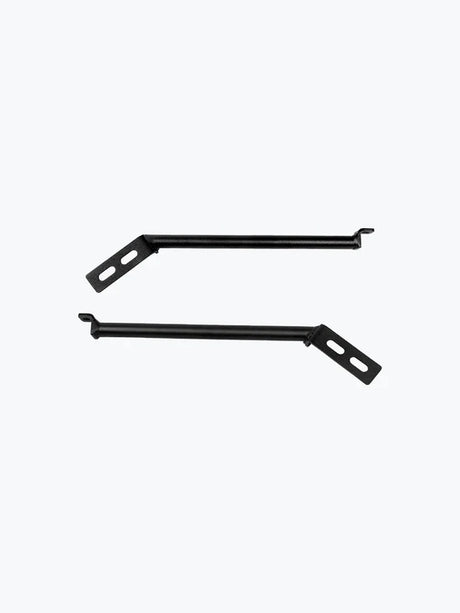 Legundary Custom Fort Knox Side Box Bolt-On Mounts for Kawasaki Versys 650 Black Mild Steel Pannier Rack