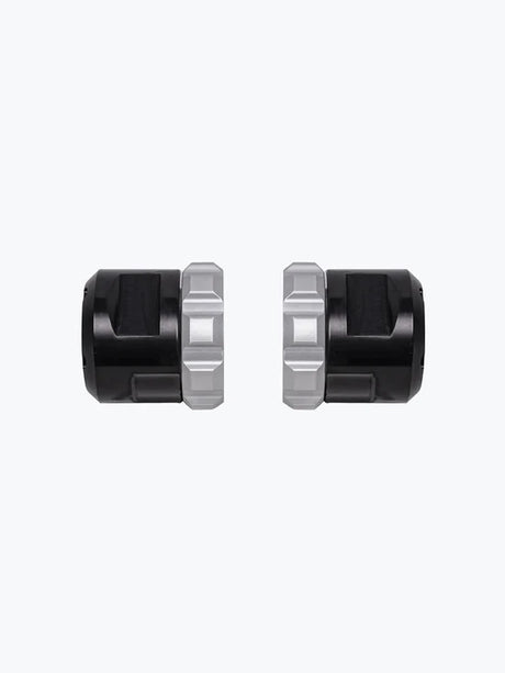 Legundary Custom Rotex Front Wheel Slider for Kawasaki Versys 650 Black Silver Aluminium Mild Steel Fork Protector