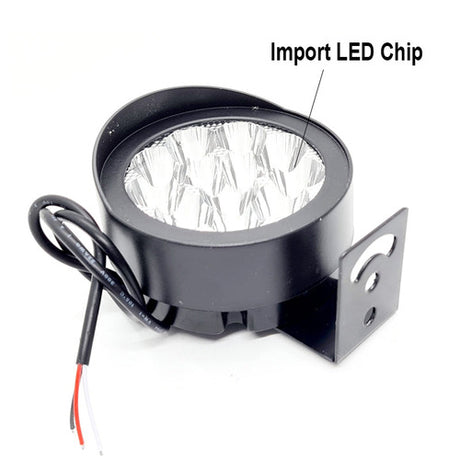 HJG 12 LED Cap Fog Lights for Bikes and Cars High Power, Heavy Clamp and Strong ABS Aluminum (12 led cap, 1pc)