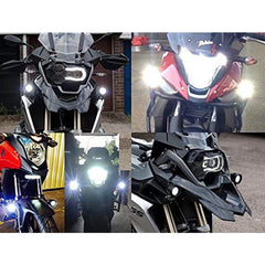 HJG U5 CREE LED Driving Fog Light in Aluminum Body with Switch for All Motorcycles, ATV and Bikes and Cars (15W, White Light, 2 PCS)