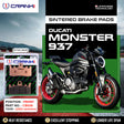 CRANK1 CB036 Front Sintered Brake Pads For Ducati Monster 937 2023 Onwards Motorcycle