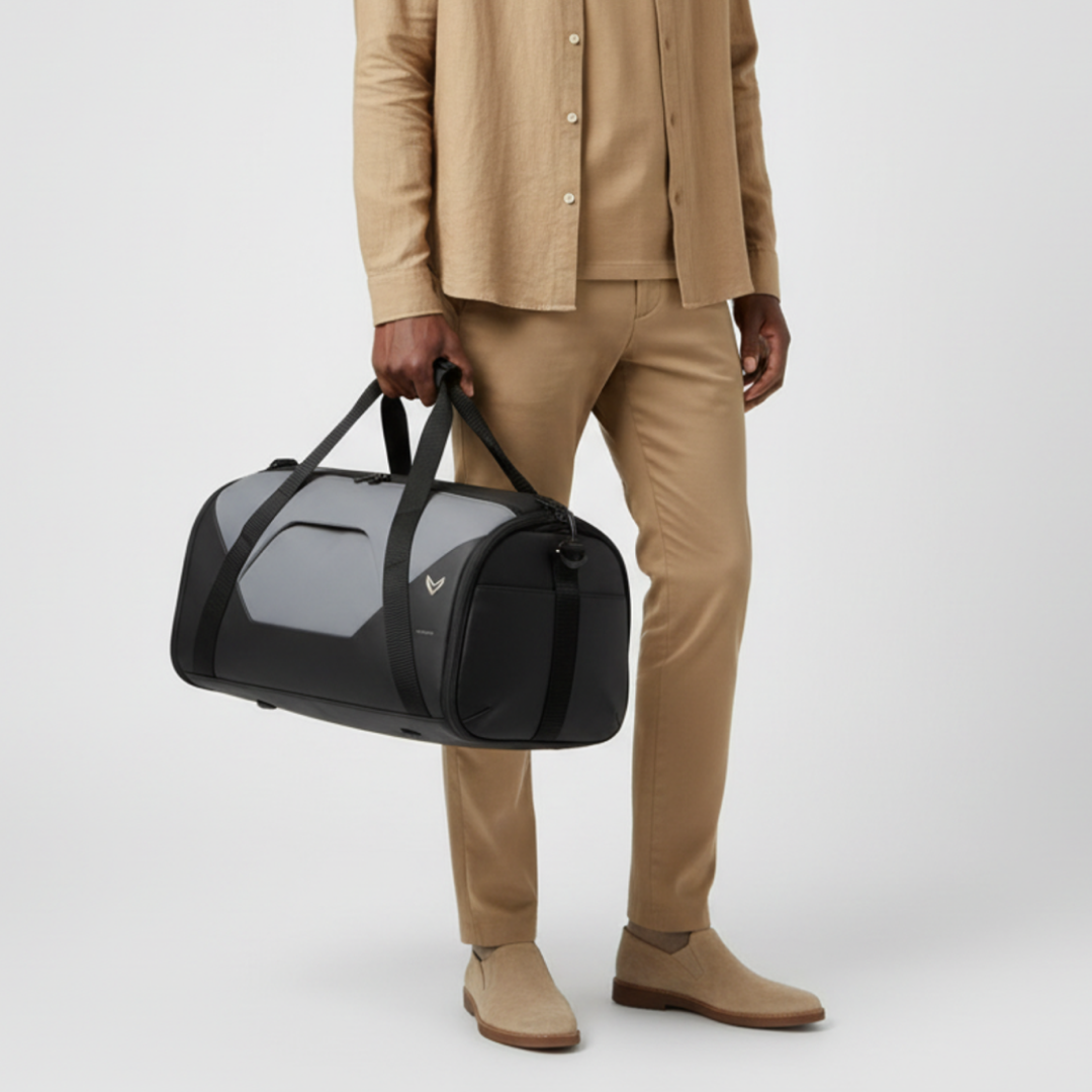 Vantora ALLURE 45L Water-Resistant Duffle Bag for Travel and Weekend Trips with Dedicated Suit Compartment