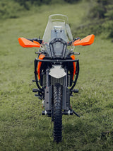 Legundary Custom KTM ADV 390 2025 Raptor crash guard black mild steel engine protection guard