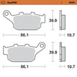 Moto-Master RoadPRO Sinter Brake Pads Triumph Tiger 800 XC ABS 2018-2021 Front 403201 Rear 402202 TÜV Approved High Performance Adventure Motorcycle Brake Pads