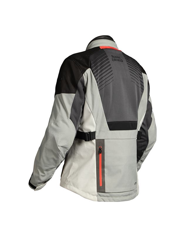 Royal Enfield Sahara Air Class AA Riding Jacket Grey | CE Level 2 Armour