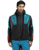 Royal Enfield Adventurer XT Waterproof Riding Jacket in Blue, Olive and Black