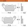 Moto-Master RoadPRO Sinter Brake Pads KTM RC 390 Front 407601 Rear 403402 TÜV Approved High Performance Sport Motorcycle Brake Pads
