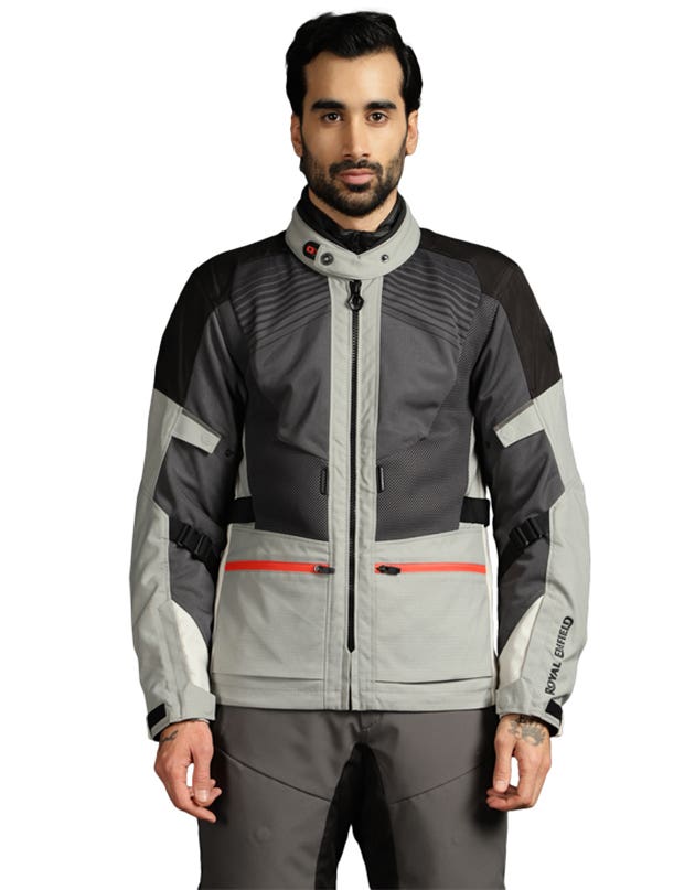 Royal Enfield Sahara Air Class AA Grey Riding Jacket
