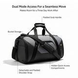 Vantora ALLURE 45L Water-Resistant Duffle Bag for Travel and Weekend Trips with Dedicated Suit Compartment