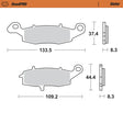 Moto-Master RoadPRO Sinter Brake Pads BMW S1000R HP4 2011-2014 Front 408101 Rear 403402 TÜV Approved High Performance Motorcycle Brake Pads