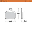 Moto-Master RoadPRO Sinter Brake Pads Kawasaki Ninja H2 2015 Onwards Front 407001 Rear 404802 TÜV Approved High Performance Superbike Brake Pads